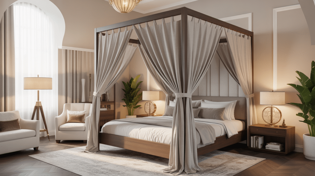Luxury Canopy Bed Frame