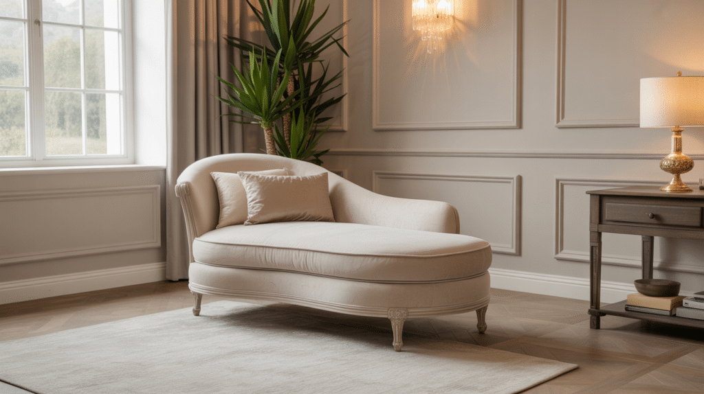Velvet Chaise Lounge