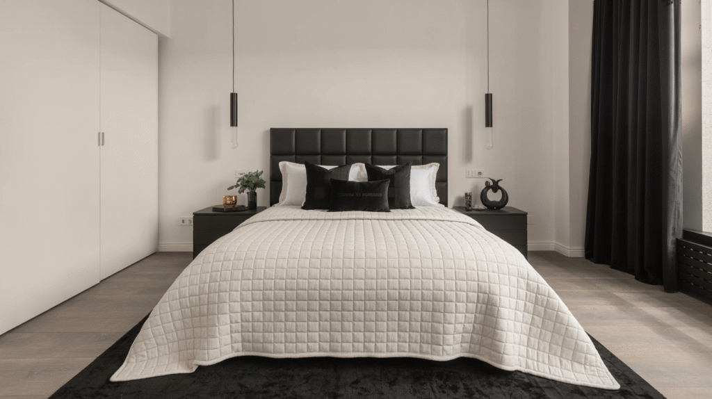 White Quilted Bedspread