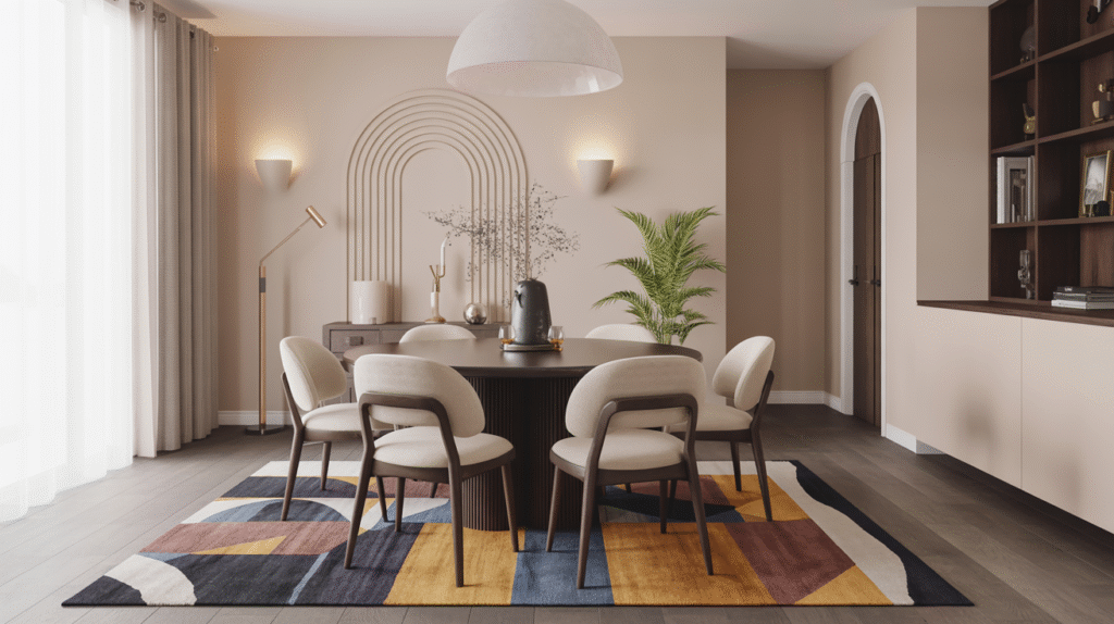 Geometric Patterned Area Rug