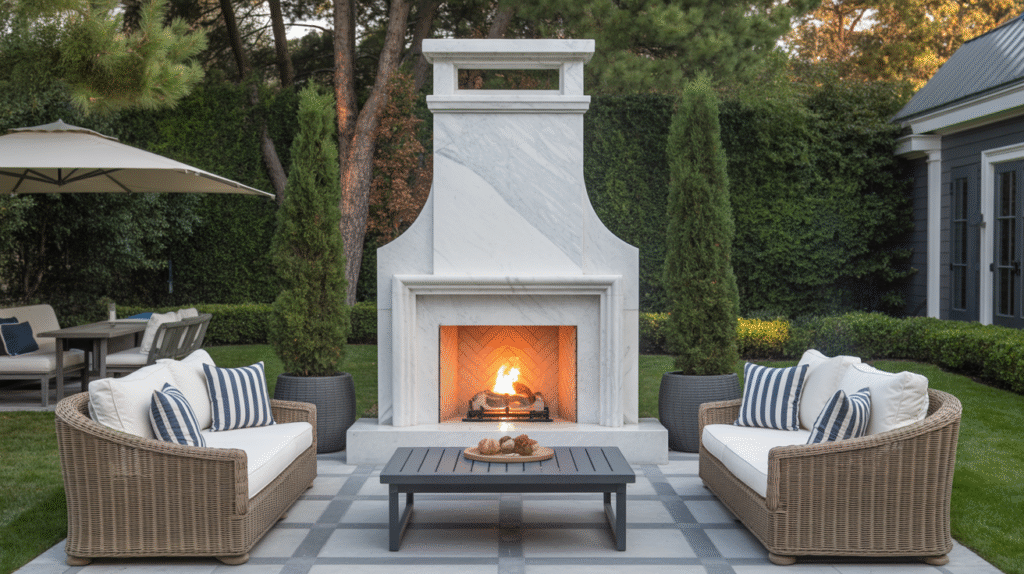 Marble Surround Fireplace