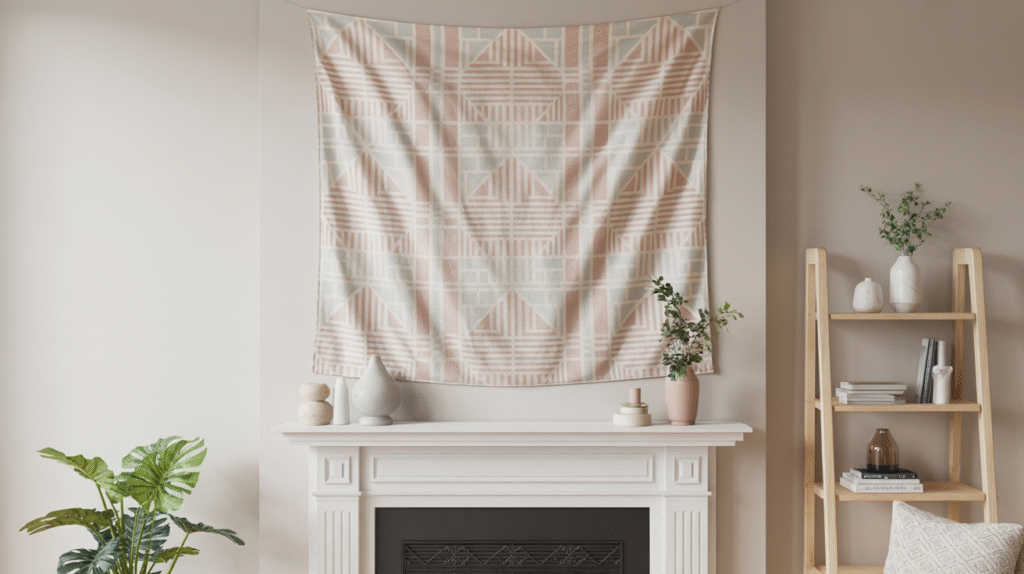 Pastel Pattern Tapestry
