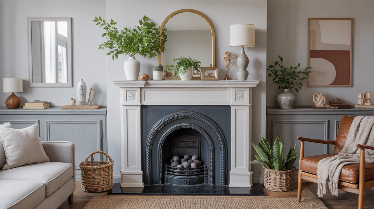 22 Painted Fireplace Ideas for a Fresh and Inviting Home Look