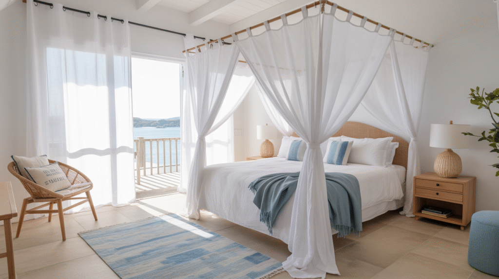 Beach-Inspired Curtains

