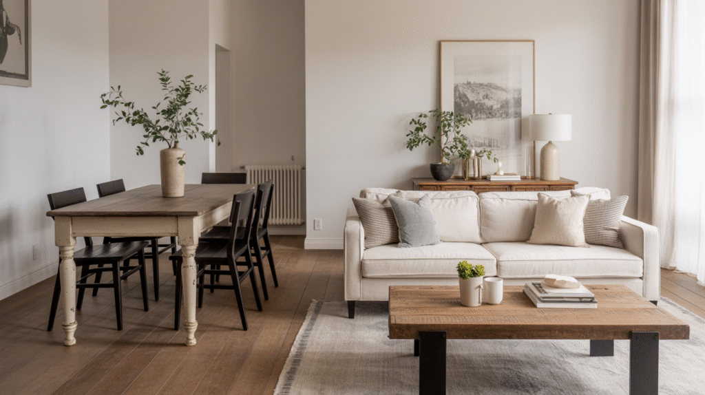Furniture: The Key to Blending Farmhouse and Modern