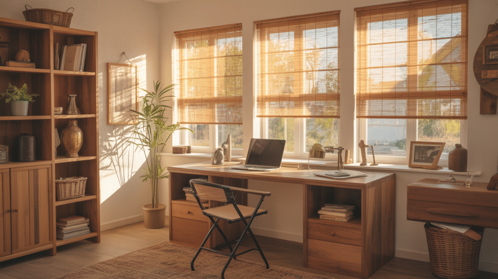 Bamboo Roller Blinds