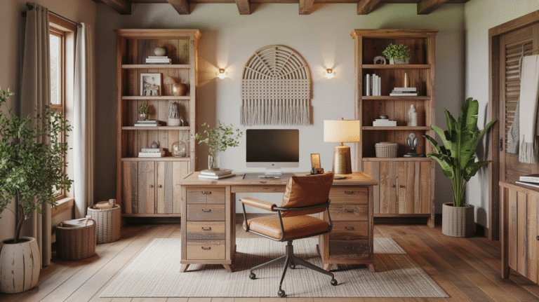 17 Rustic Home Office Ideas for Natural Elegance