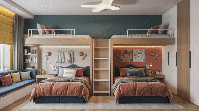 15 Shared Bedroom Ideas That Maximize Comfort and Functionality