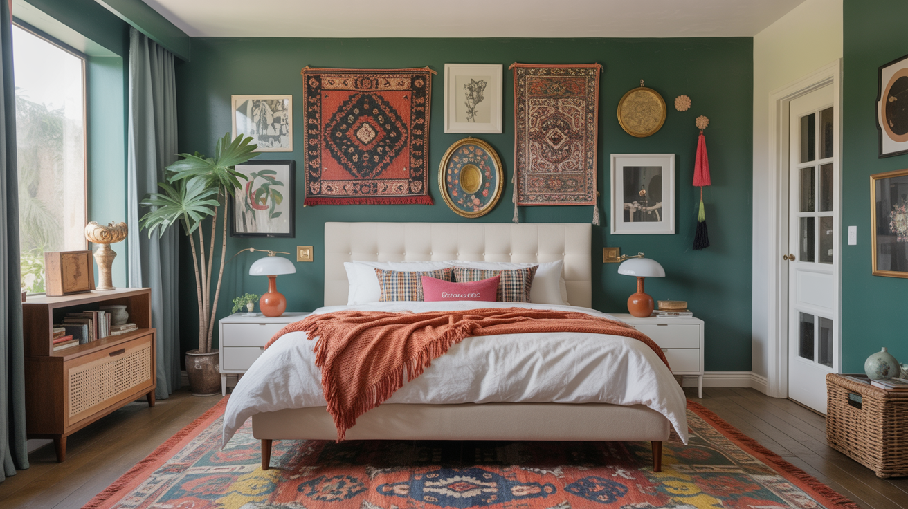 25 Eclectic Bedroom Ideas for Bold, Playful, and Stylish Design