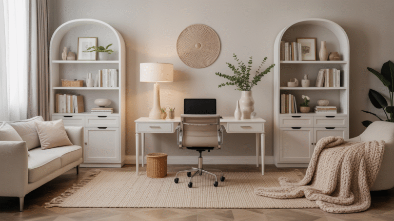 25 Neutral Home Office Decor Ideas for a Chic and Peaceful Retreat