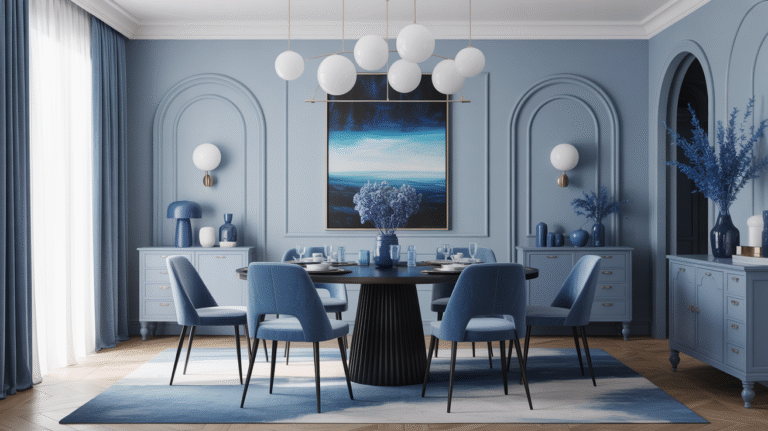 29 Blue Dining Room Ideas That Create a Cool and Chic Vibe
