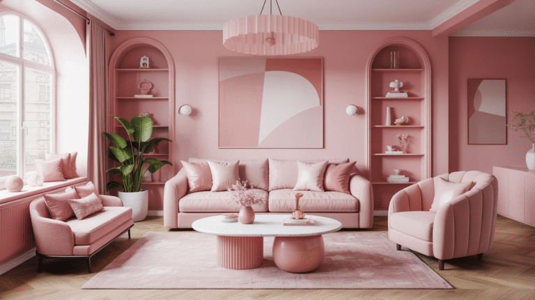 30 Pink Living Room Ideas That Exude Grace and Personality