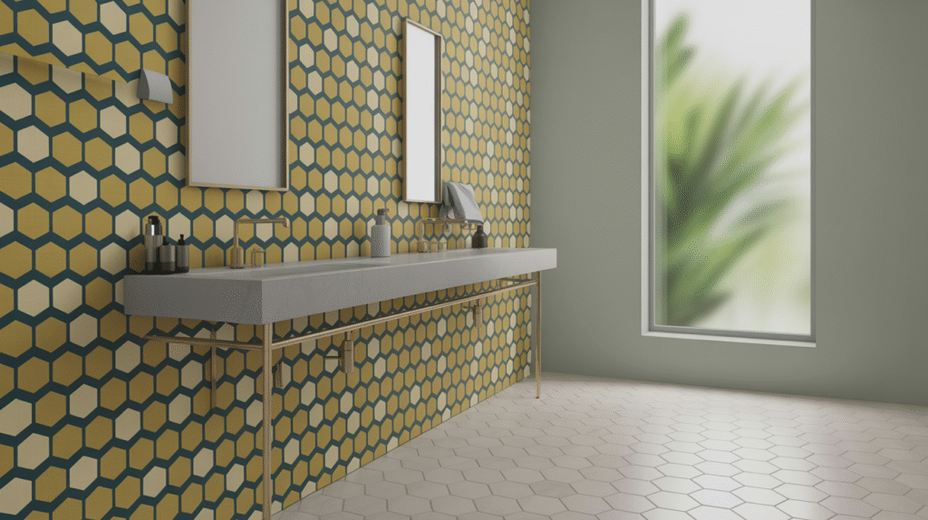 Geometric Cubist Wallpaper