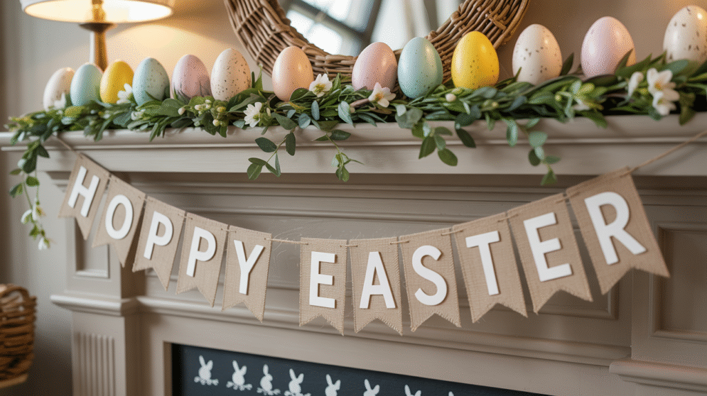 Burlap Bunny Banners