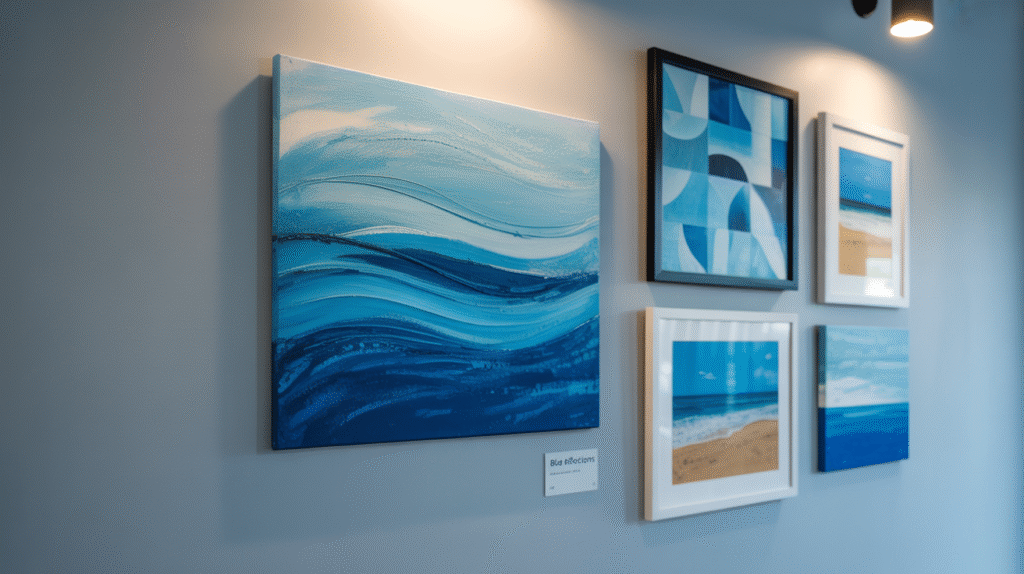 Blue Wall Art