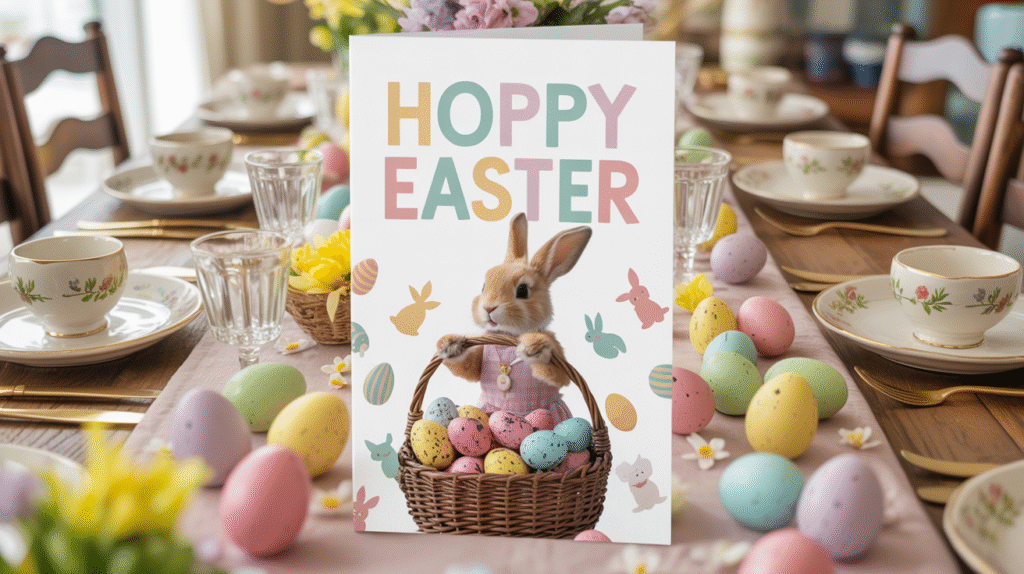  Easter Bunny and Easter Egg Centerpiece