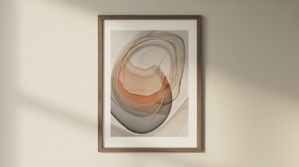 Framed Abstract Art Print