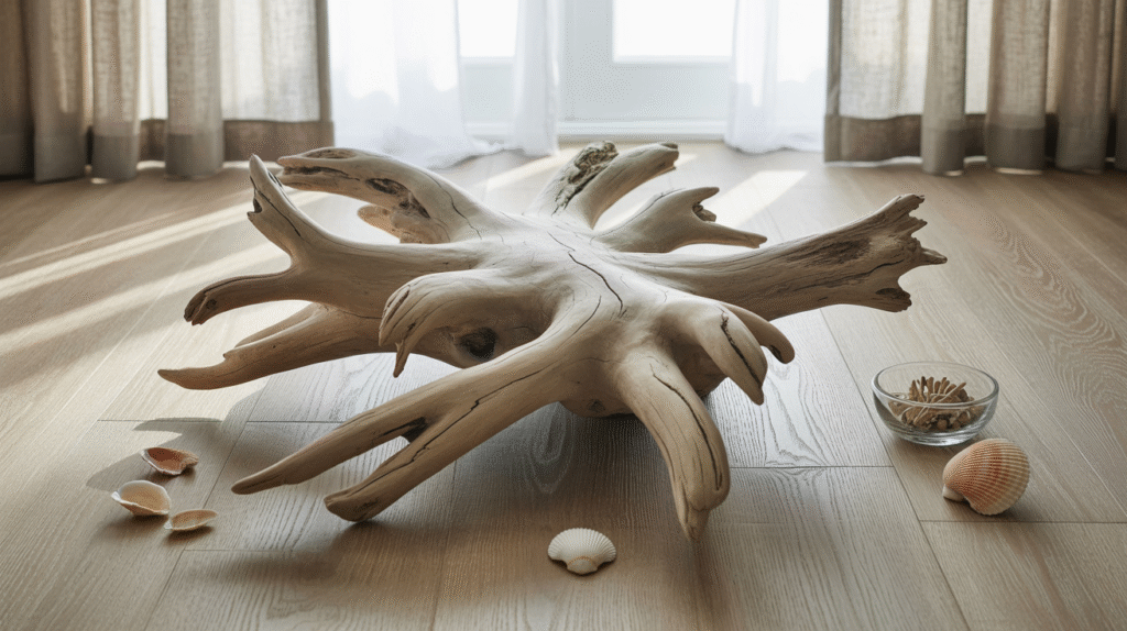 Driftwood-Inspired Coffee Table