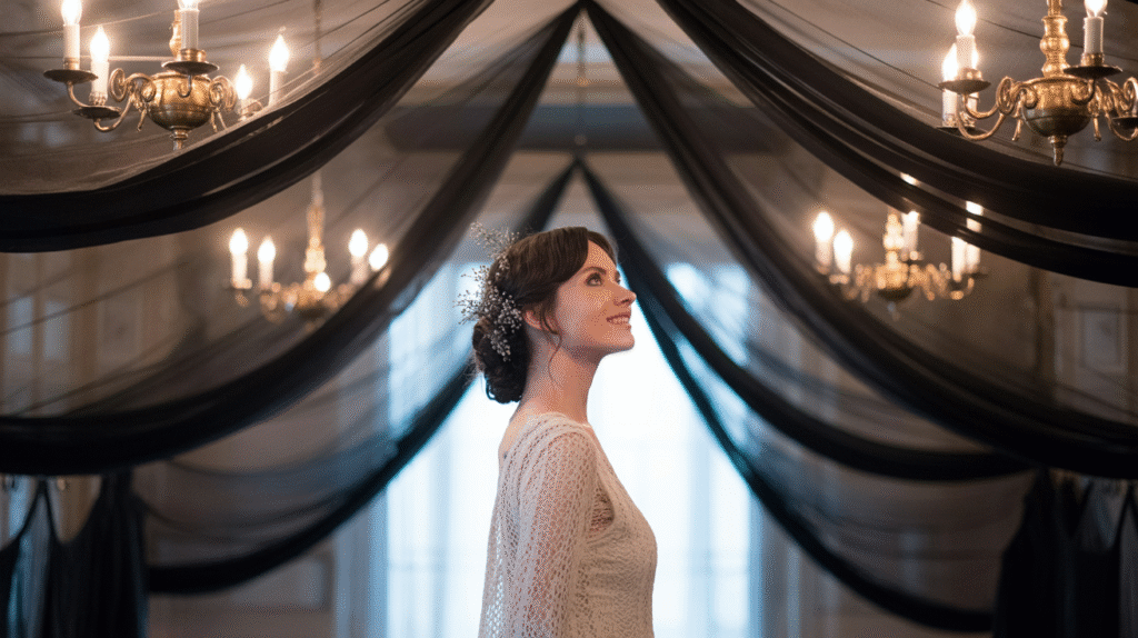 Gothic Canopy Drapes