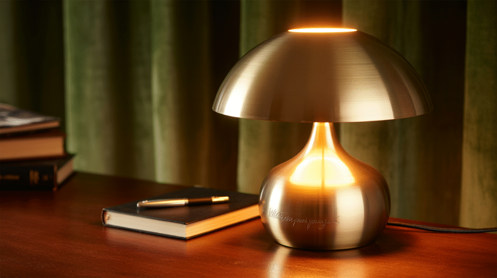 Brushed Gold Lamp