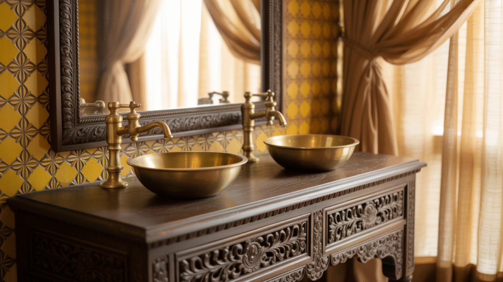 India-Inspired Yellow Tiles