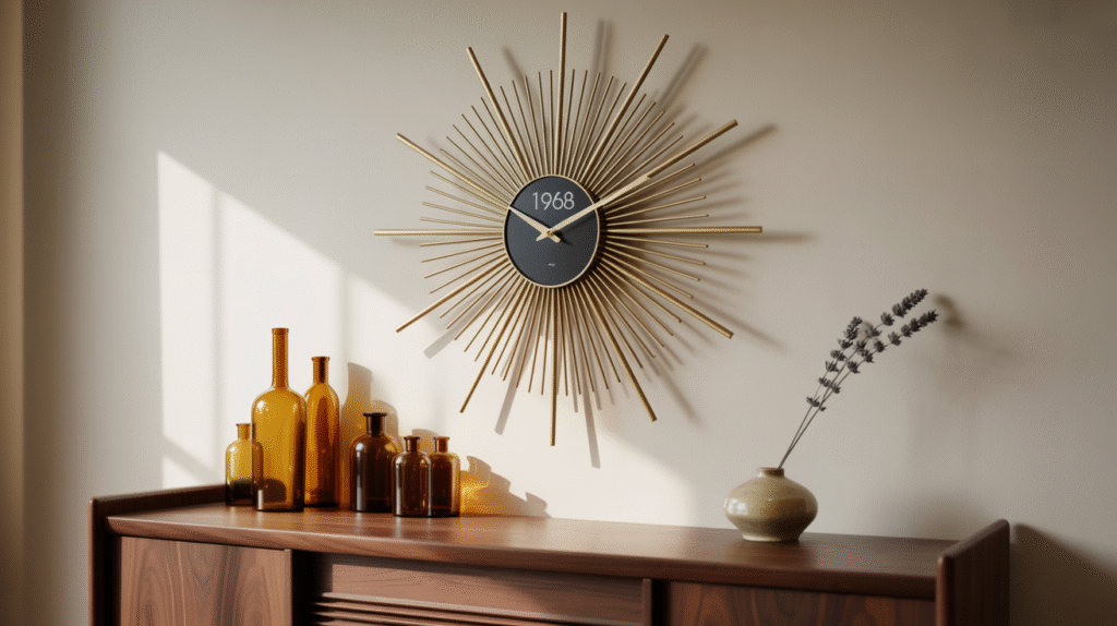  Sunburst Clock