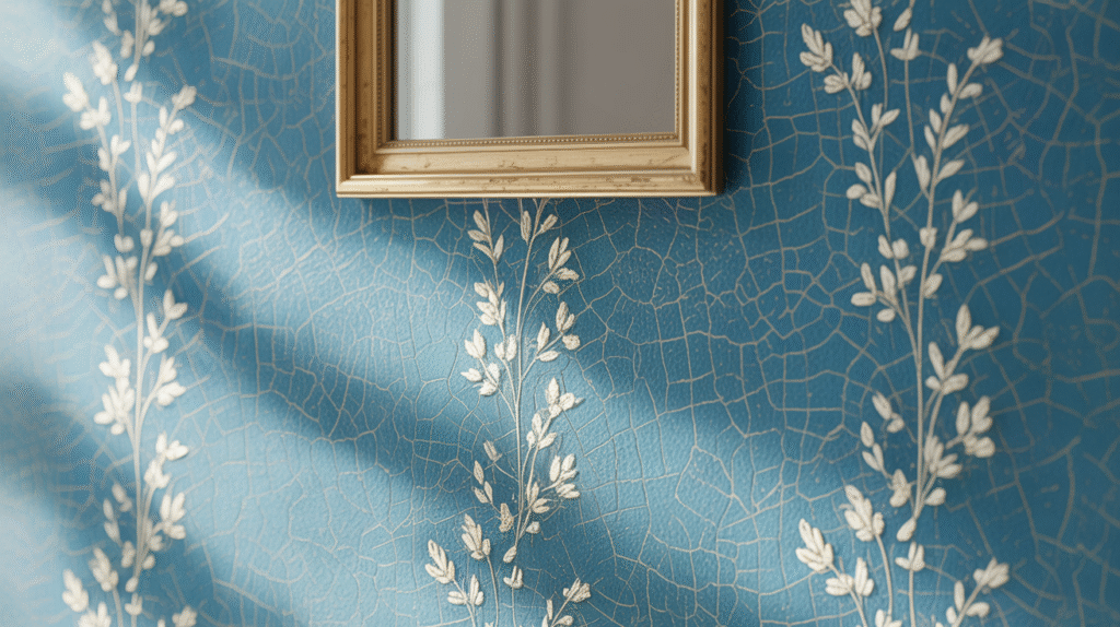 Textured Blue Wallpaper