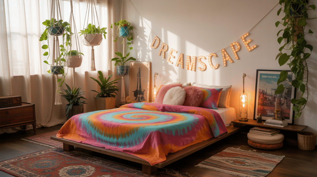 Tie-Dye Bedspread
