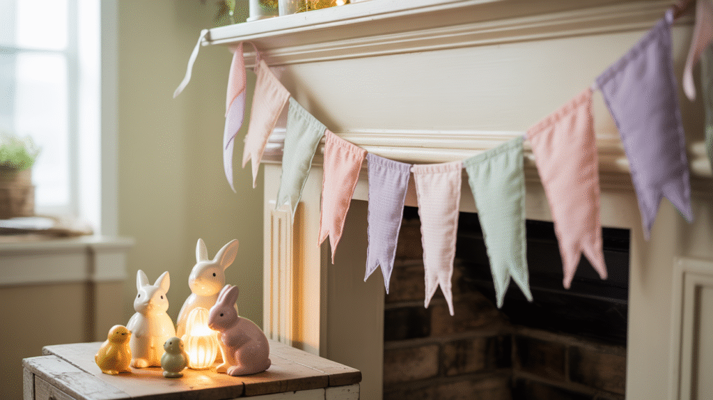Pastel Fabric Bunting