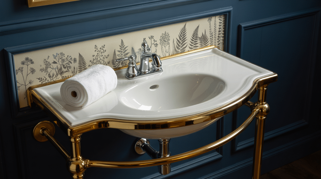 Sculpted Sink Centerpiece