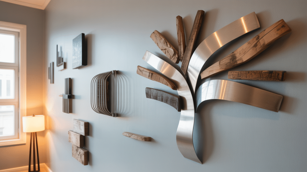 Metal or Wooden Wall Sculptures