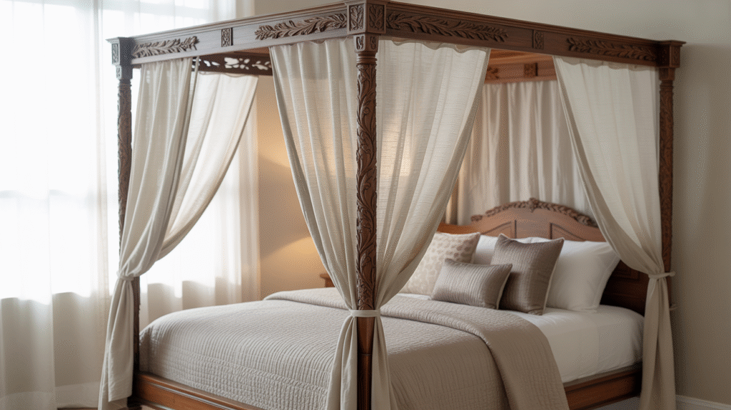 Four-Poster Canopy Bed