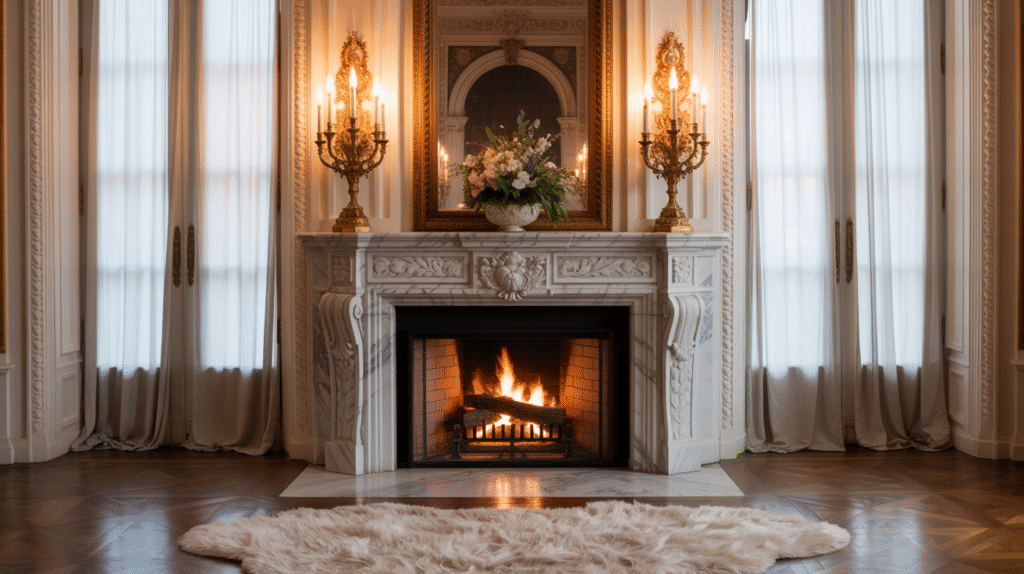 Marble Fireplace
