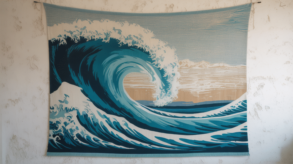 Ocean Wave Tapestry