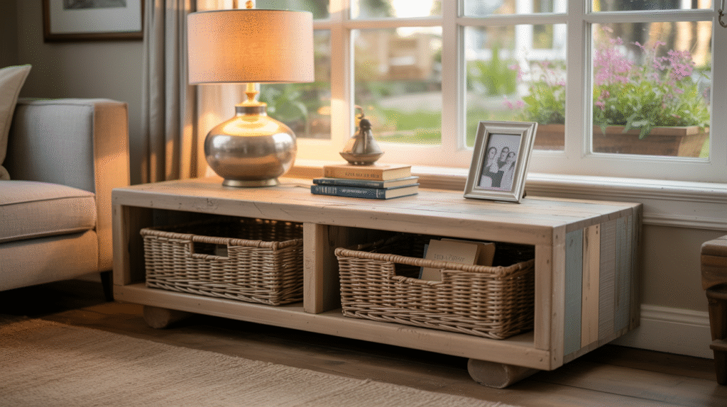  Reclaimed Wood TV Stand