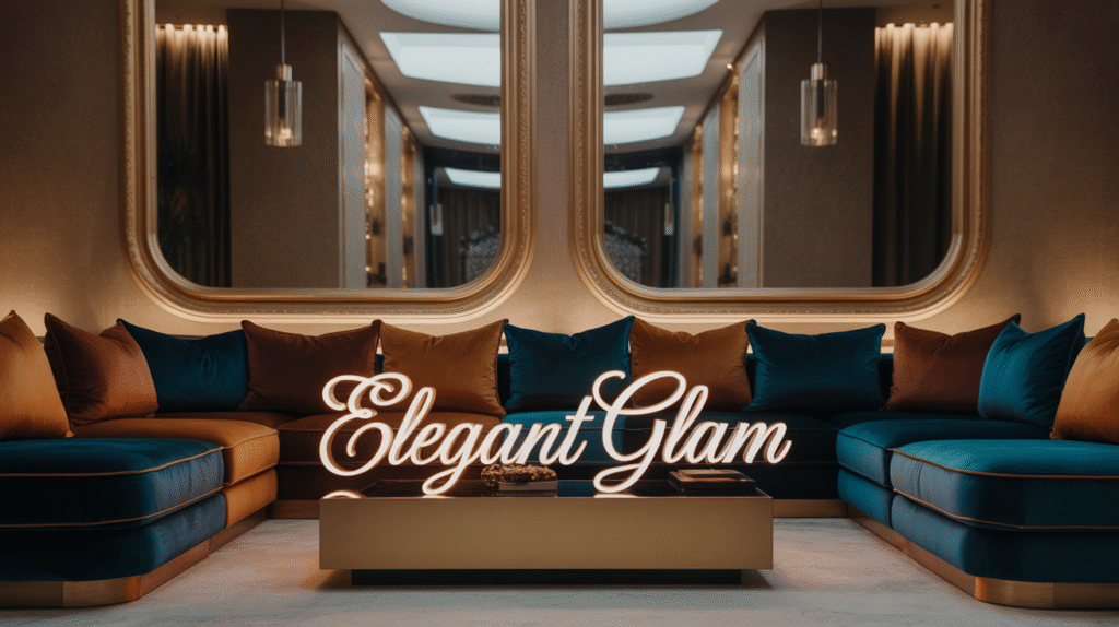 Gold-Framed Mirrors