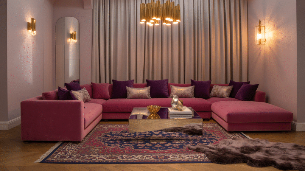 Pink and Purple Velvet