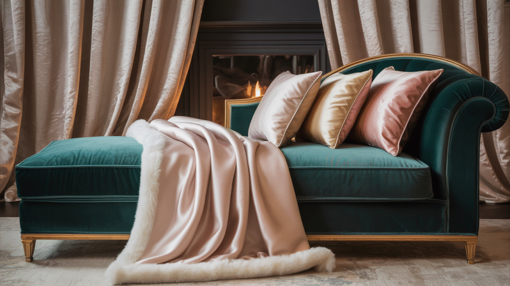 Satin and Velvet Mix

