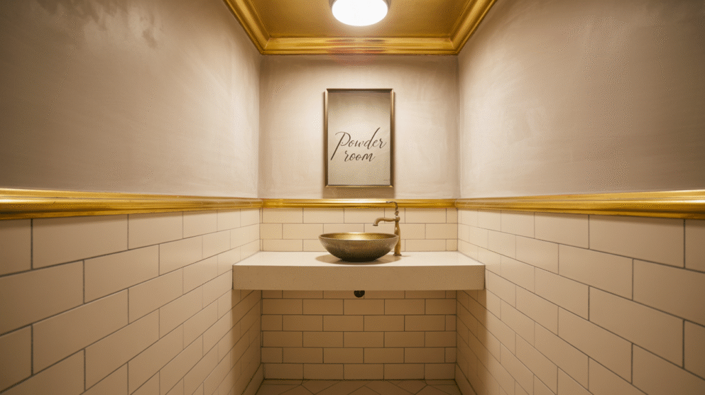 Understated Gold Drama