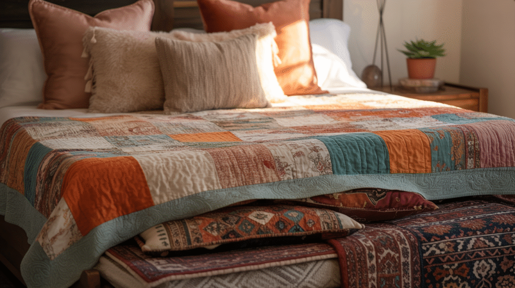 Patchwork Quilted Bedding