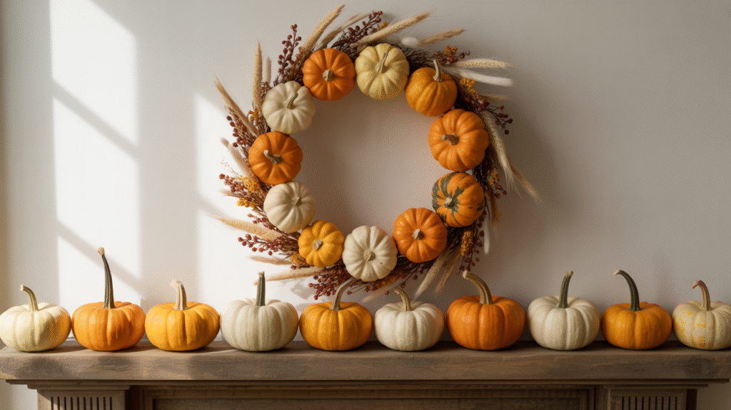 Pumpkin Wreath Focus