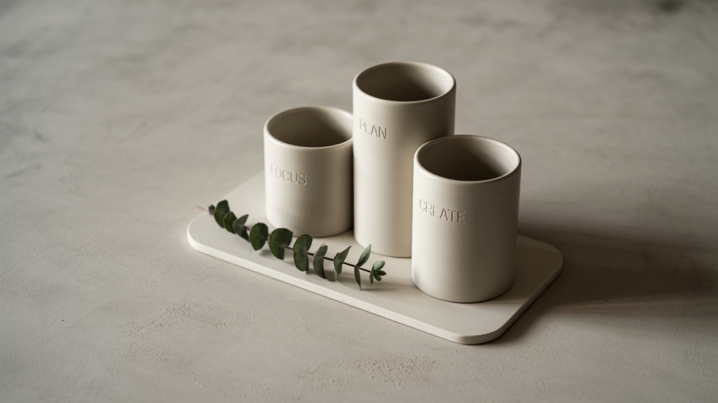 Minimalist Desk Organizer