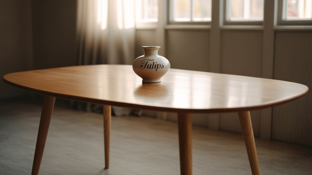 Wood Furniture With Rounded Edges