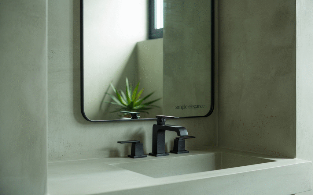 Matte Black Fixtures