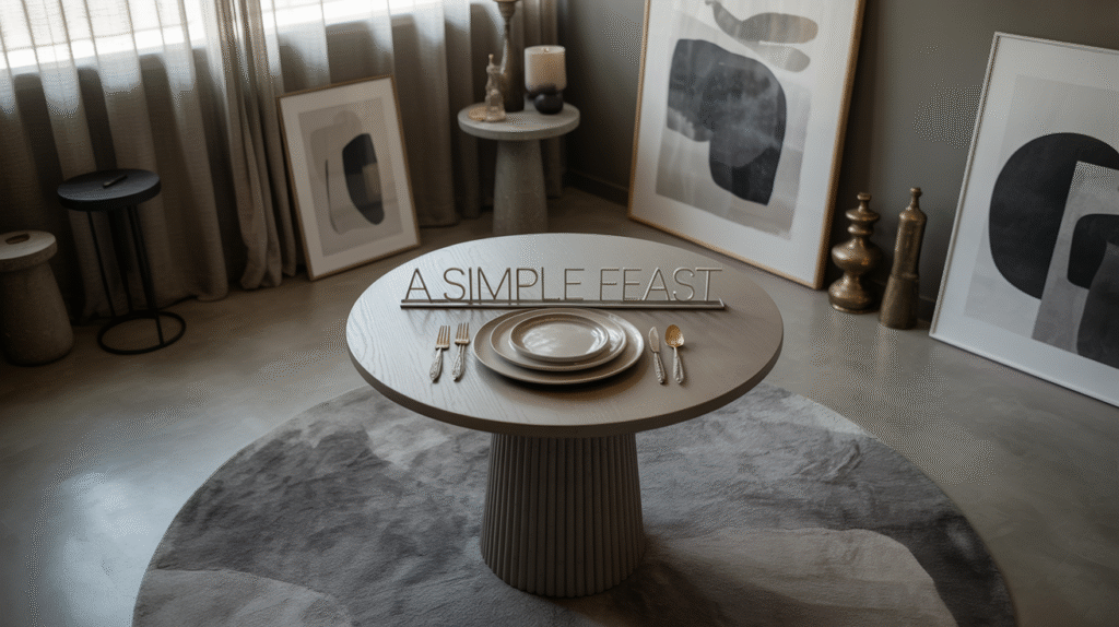 Pops of Gray Accents