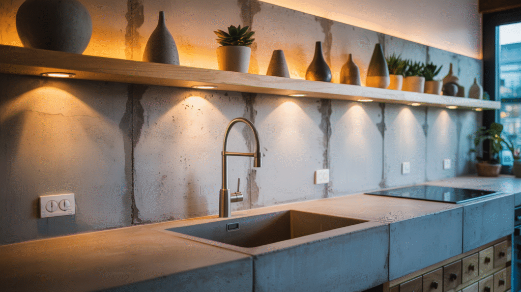 Industrial Chic with Concrete