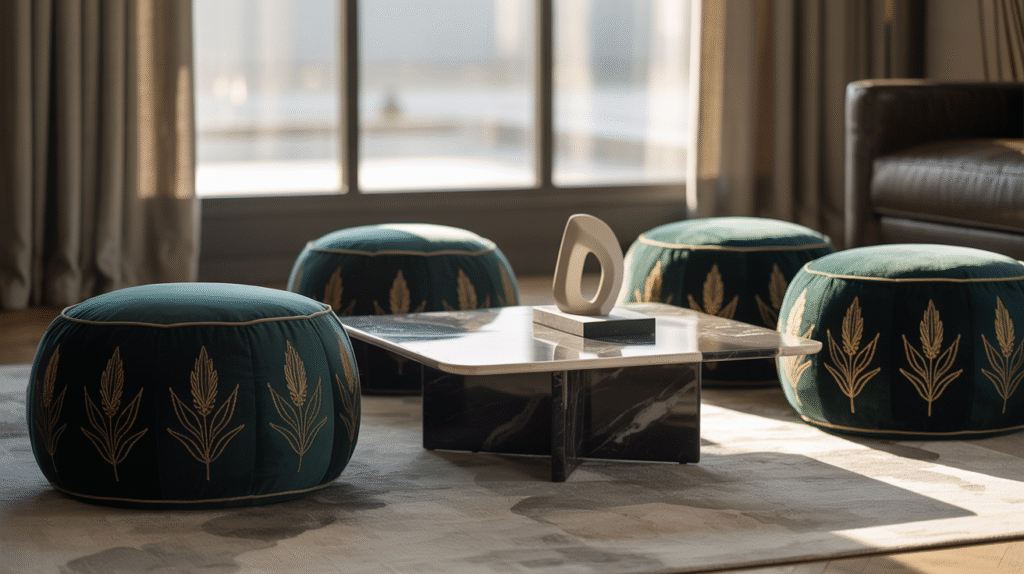 Luxe Poufs