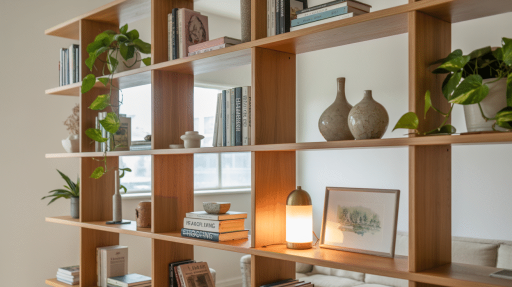 Open Bookshelves for Display