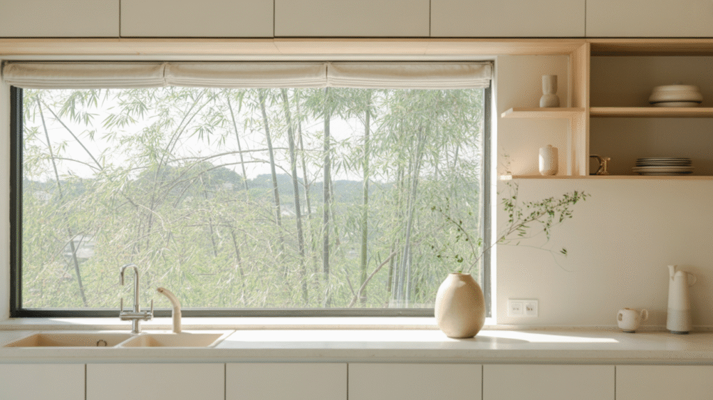 Window-Framed Japandi Serenity