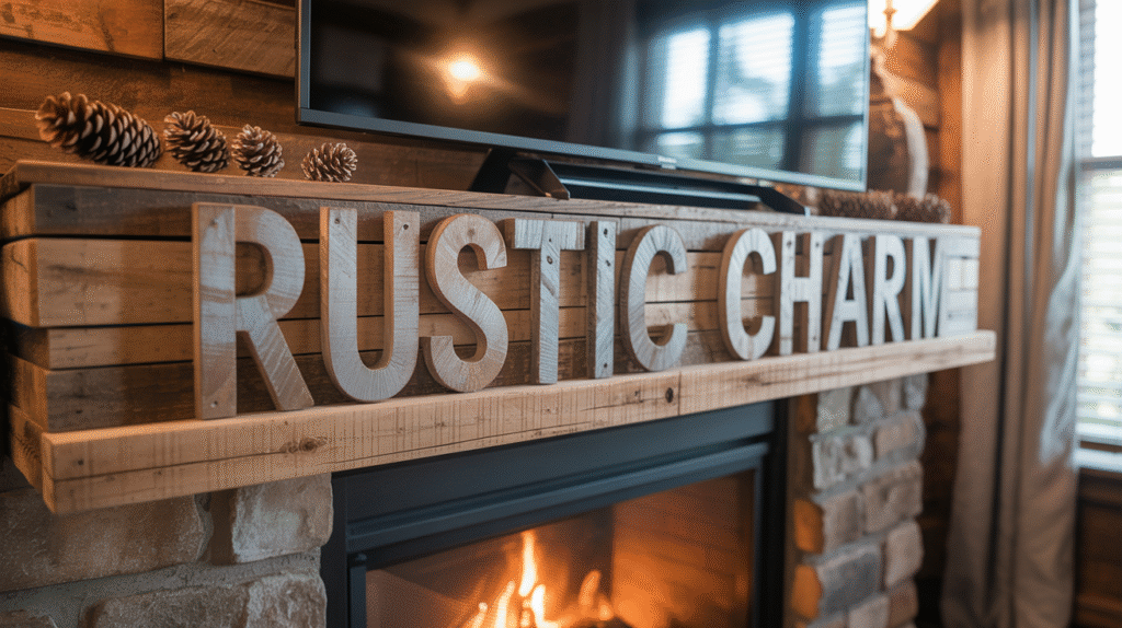 Rustic Mantel